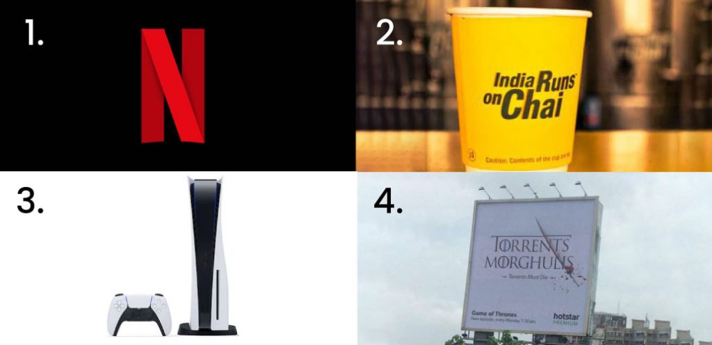 Name the brand associated with each image.