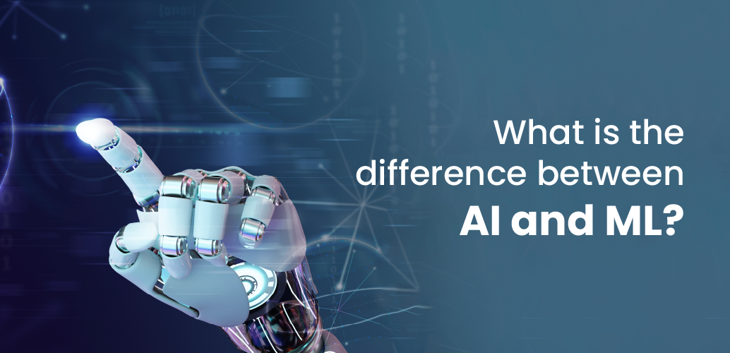 What is the difference between AI and ML?